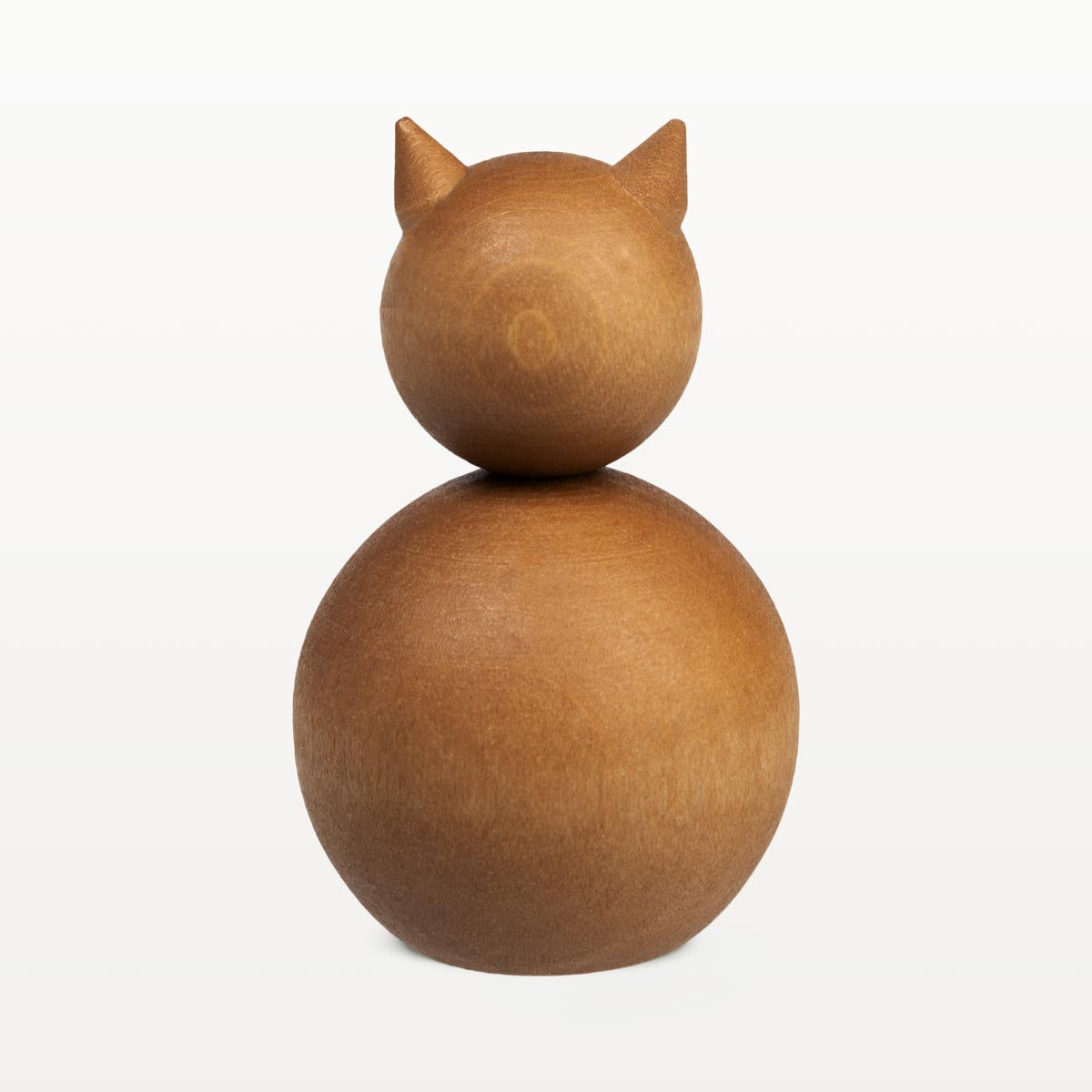 Villikissa-veistos, 6,5 cm, vaaleanruskea