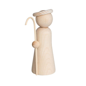 Joosef-puufiguuri, 13 cm, lakattu puu