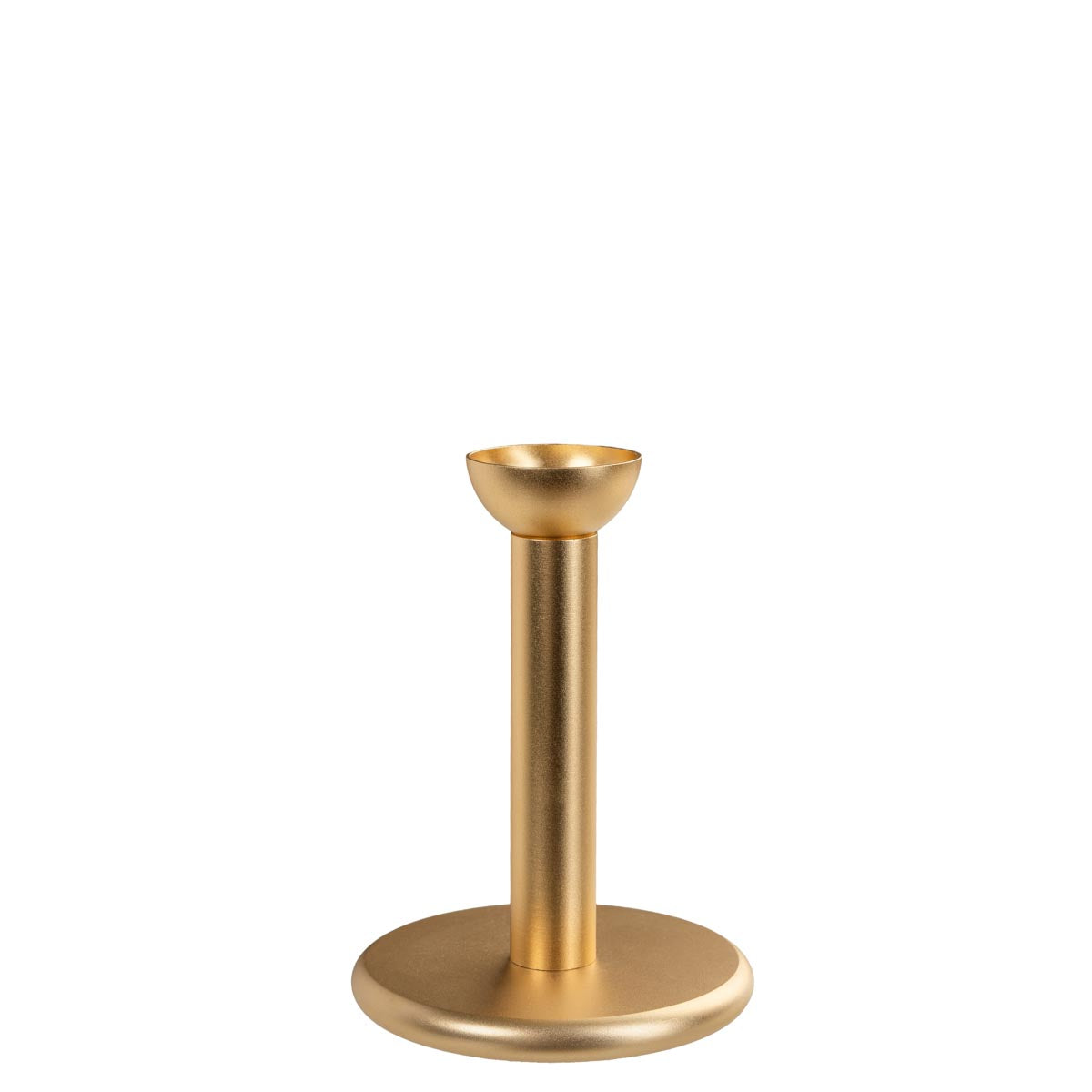 Pipe-kynttilänjalka, 10 cm, kulta