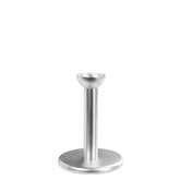 Pipe-kynttilänjalka, 10 cm, hopea