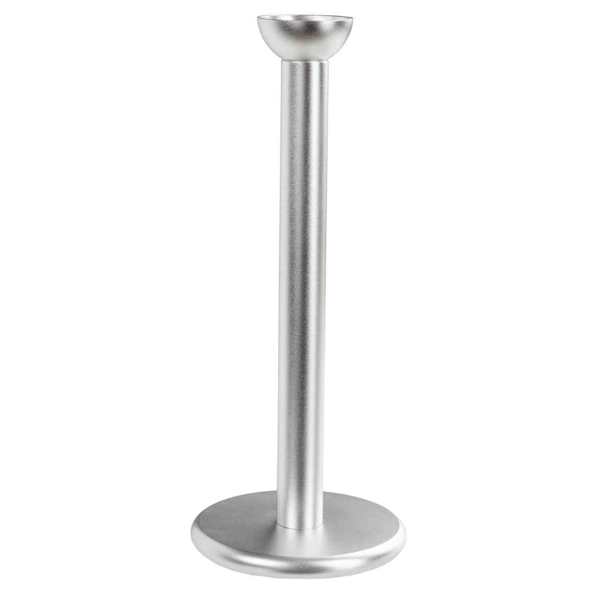Pipe-kynttilänjalka, 19 cm, hopea