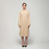 Nata-neulemekko, beige