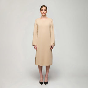 Nata-neulemekko, beige